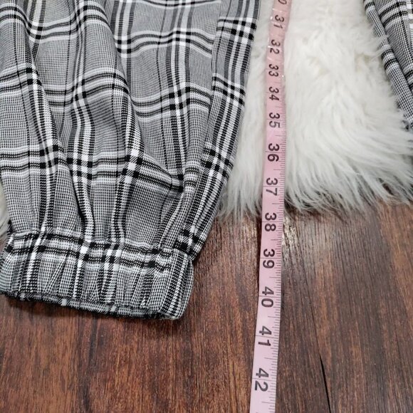 I.AM.GIA High-Waisted Cobain Plaid Relaxed-Fit Chain Pants Goth 80's Size Small - Picture 9 of 10